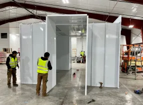 Labor - Mechanical Installation of Spray Booths