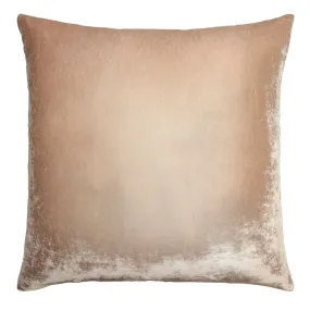 Latte Ombre Velvet Pillow by Kevin O'Brien Studio