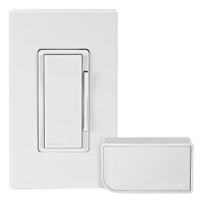 Leviton Decora White Toggle Smart-Enabled Dimmer Switch w/Remote Control & Smart Bridge 1 pk