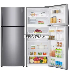 LG GL-C502HLCL 438L Smart Inverter Top-Freezer Double Door Refrigerator   2 Years Warranty - Brand New