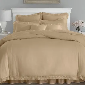 Luxury Soft Duvet Set With Lace