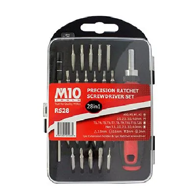 M10 RS28 Ratchet Screwdriver Set (28 in 1) | Model : 007-225-028