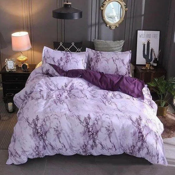 Marble Duvet Cover Set