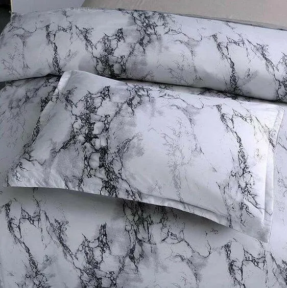 Marble Duvet Cover Set