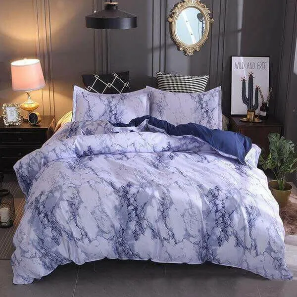 Marble Duvet Cover Set