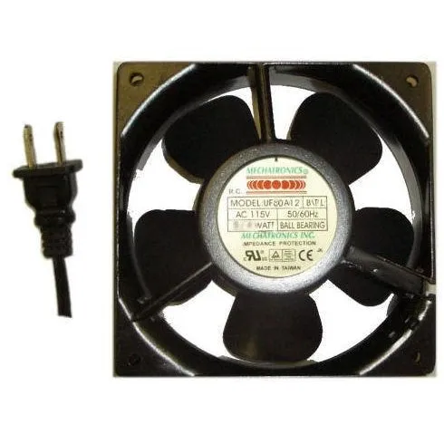 Mechatronics 80x80x38mm Low Speed 115 Volts AC Fan UF80A12-BTLR