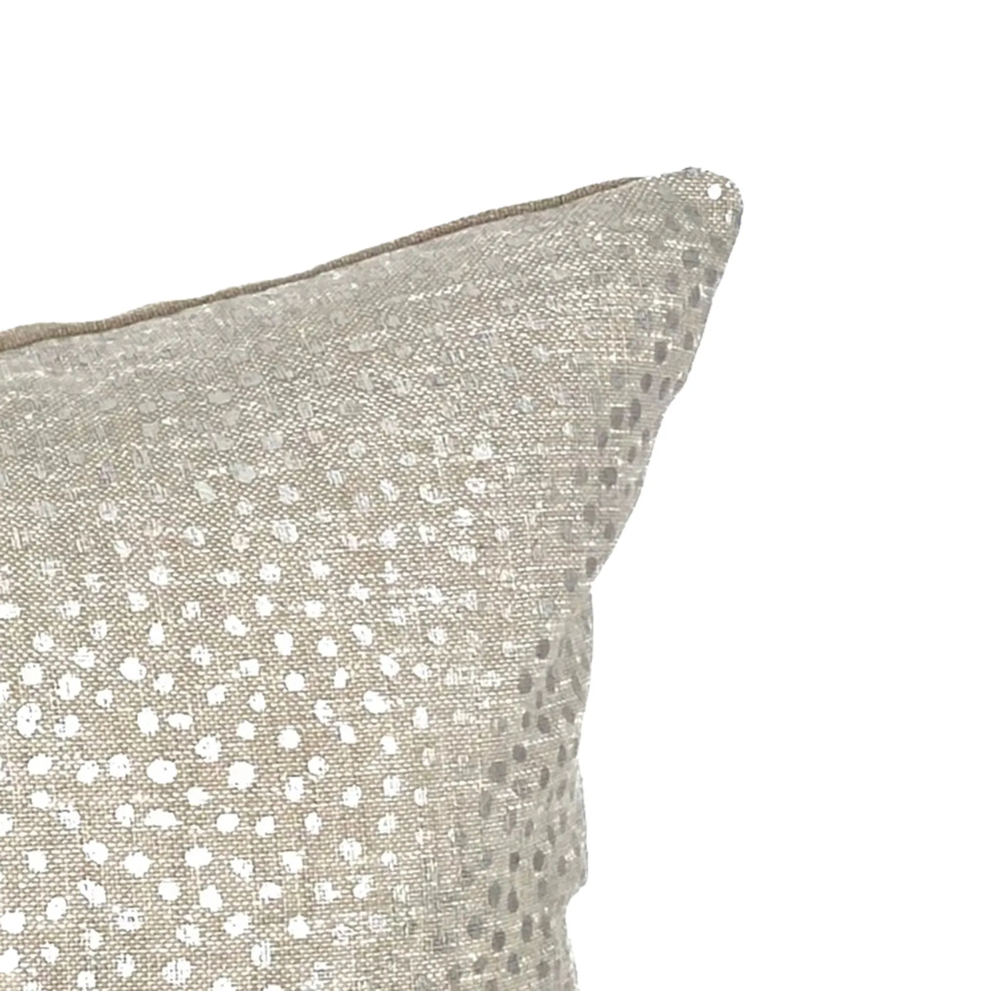 Metallic Amber Speckled Lumbar Pillow Cover 13x22