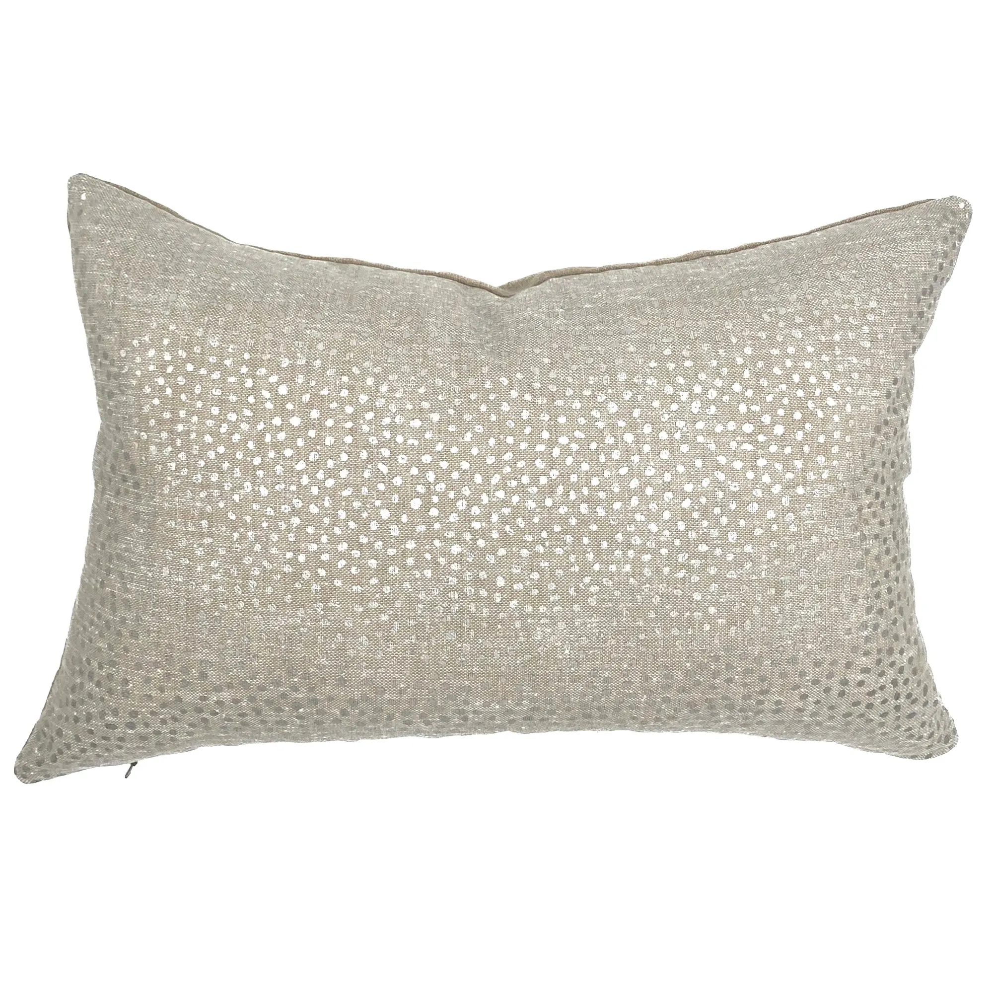 Metallic Amber Speckled Lumbar Pillow Cover 13x22