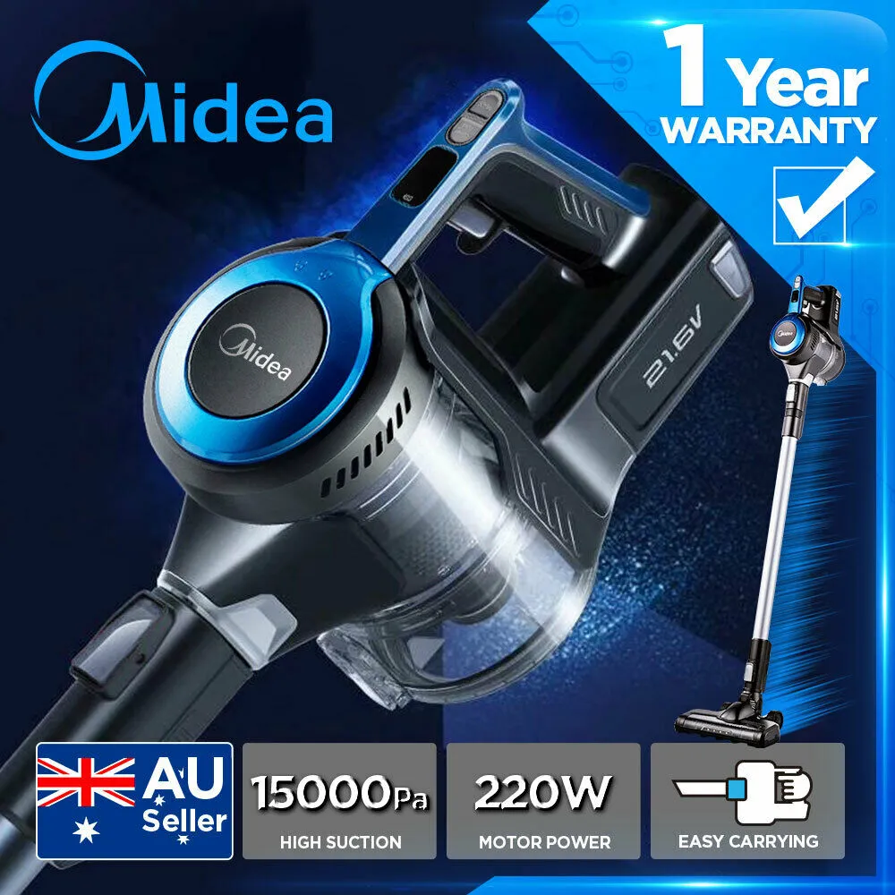 Midea 220W vacuum cleaner powerful suction cordless 30min fade-free runtime VHS01A17Z0K