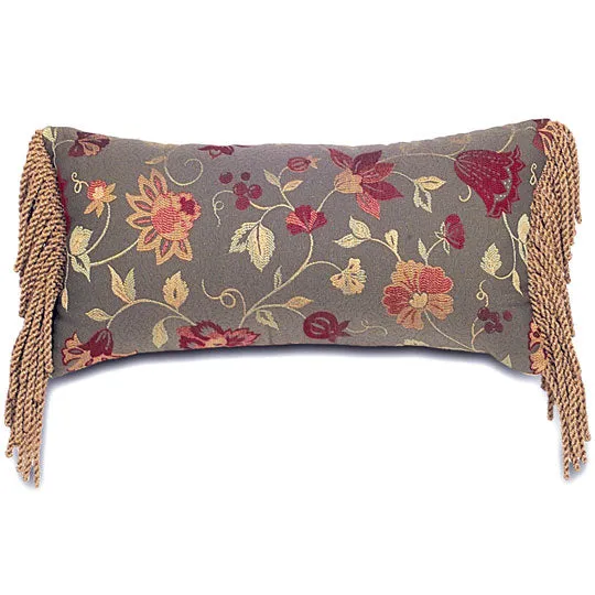 Monticello Flowers Lumbar Pillow Cover 11x21