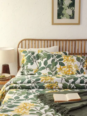 Moringa Green Duvet Cover