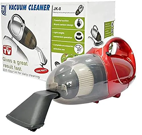 MWMallIndia 220-240 V, 50 Hz, 1000 W Blowing and Sucking Dual Purpose Vacuum Cleaner (Standard Size, Red)