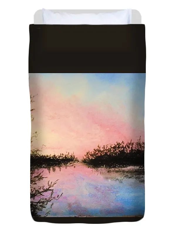 Night Streams in Sunset Dreams  - Duvet Cover