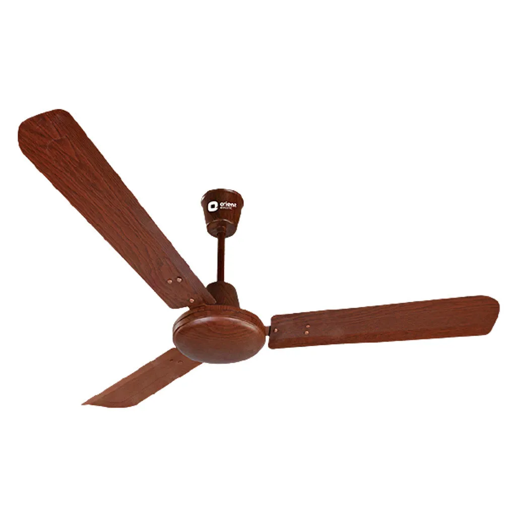 Orient Electric Energy Star Ceiling Fan With Wooden Finish 1200mm