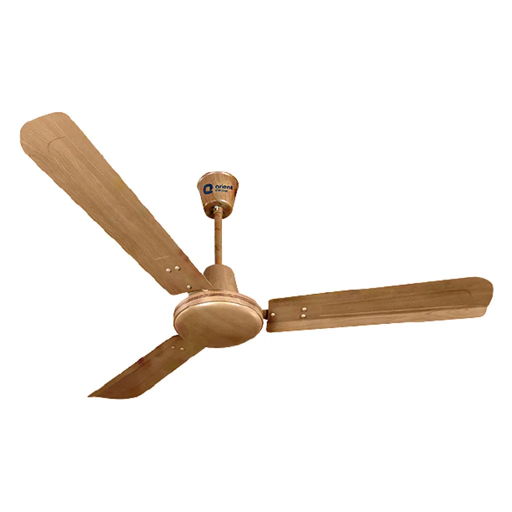 Orient Electric Energy Star Ceiling Fan With Wooden Finish 1200mm