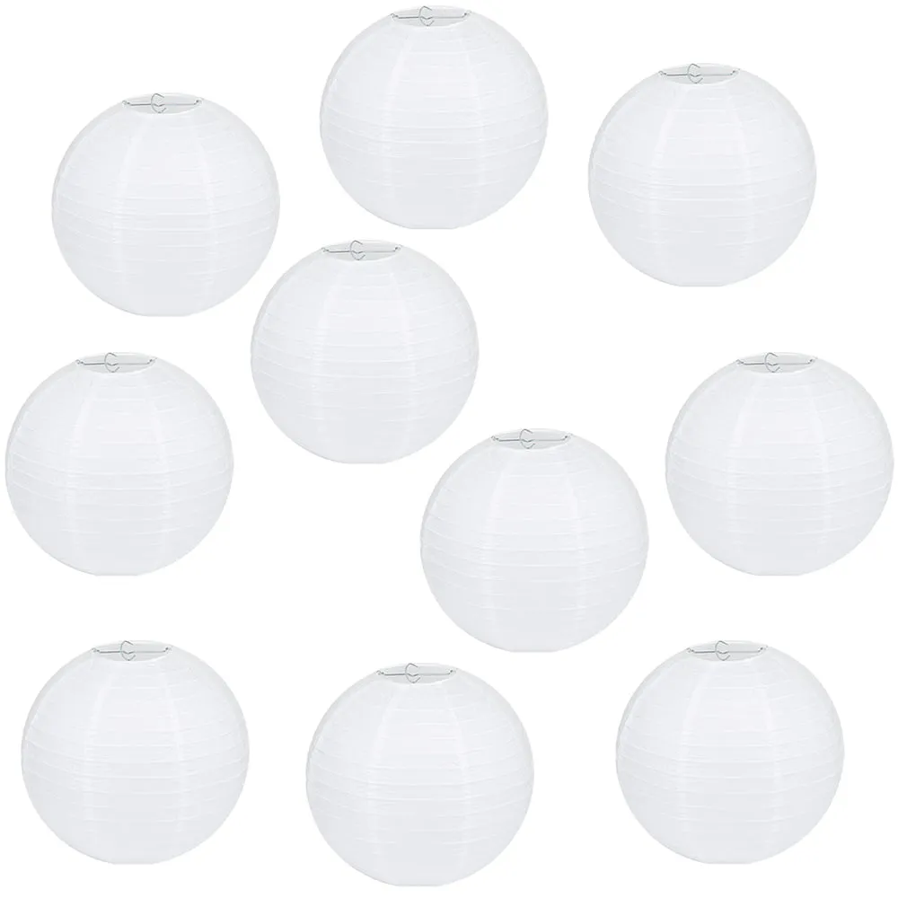 Paper Lanterns White for Festive/Birthday/Wedding Party Decoration