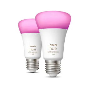 Philips Hue Colour E27 Twin Pack