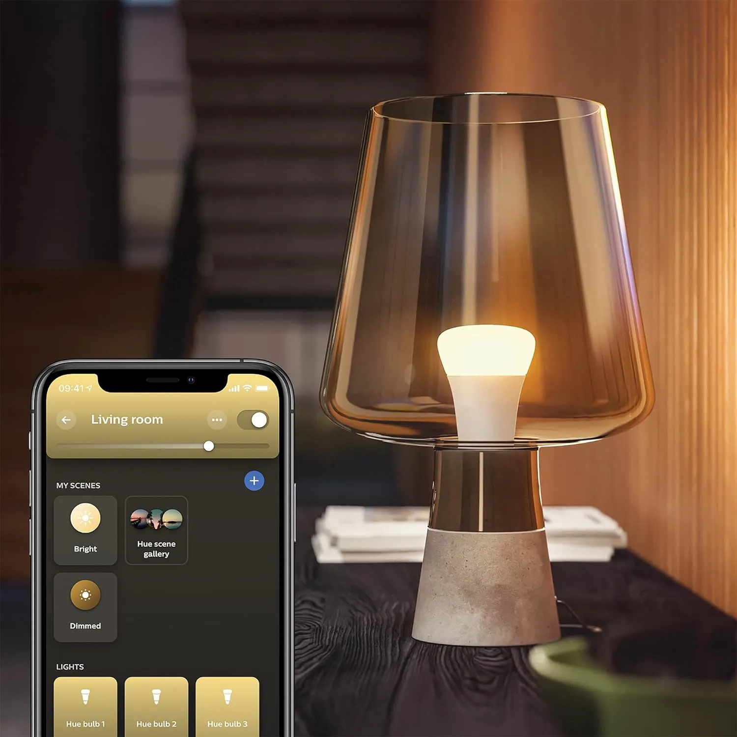 Philips Hue White Ambiance Smart LED Bulb B22 Bayonet - 1600 Lumens (100W), Works with Alexa, Google Assistant & HomeKit