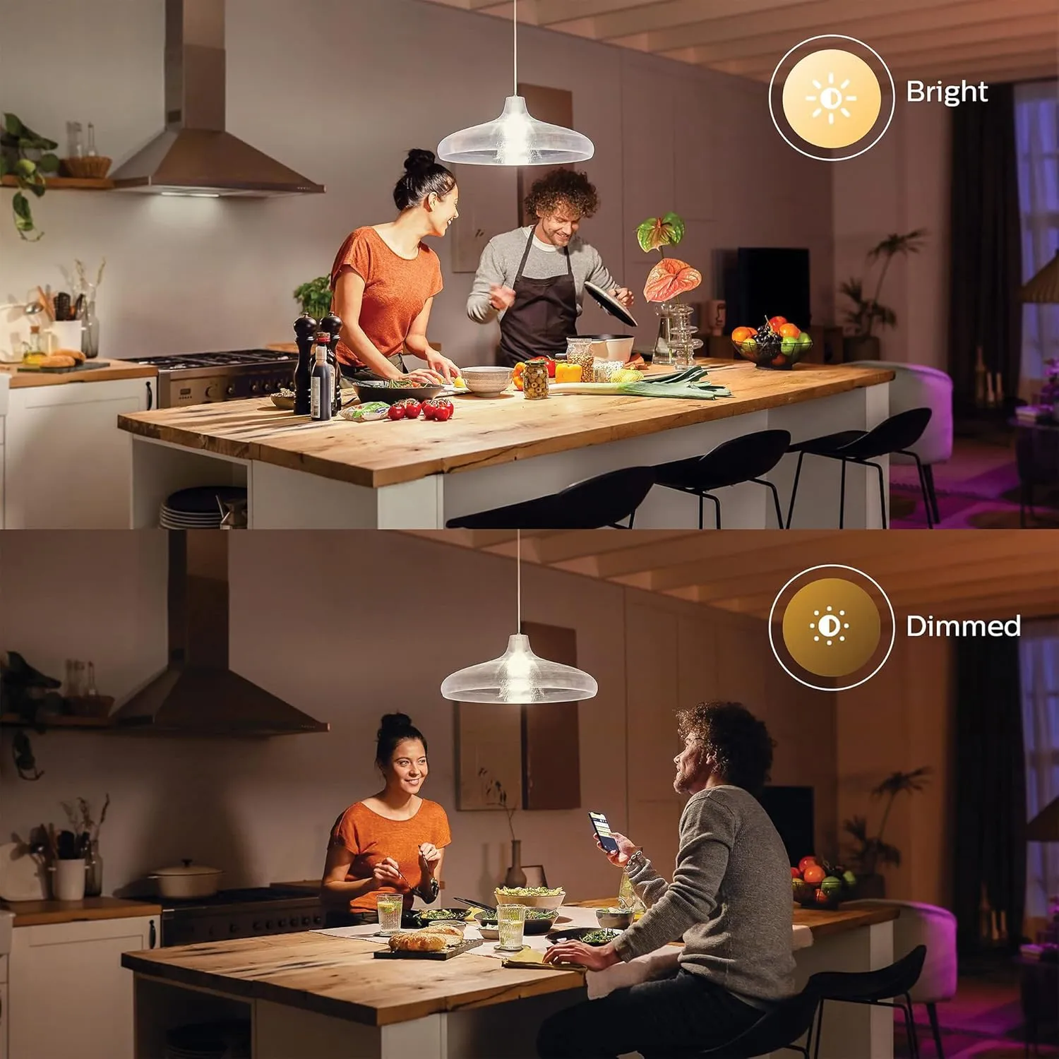 Philips Hue White Ambiance Smart LED Bulb B22 Bayonet - 1600 Lumens (100W), Works with Alexa, Google Assistant & HomeKit