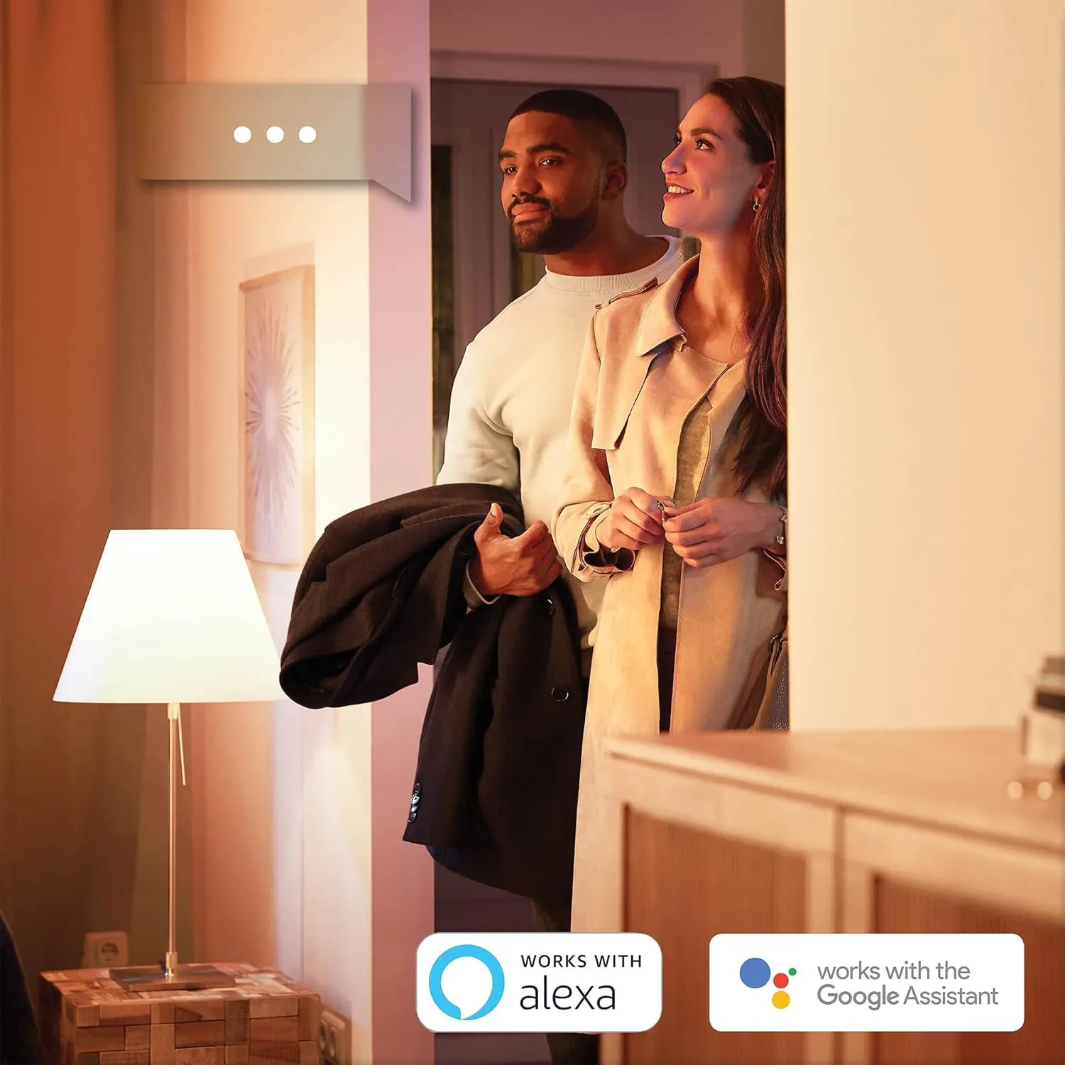 Philips Hue White Ambiance Smart LED Bulb B22 Bayonet - 1600 Lumens (100W), Works with Alexa, Google Assistant & HomeKit