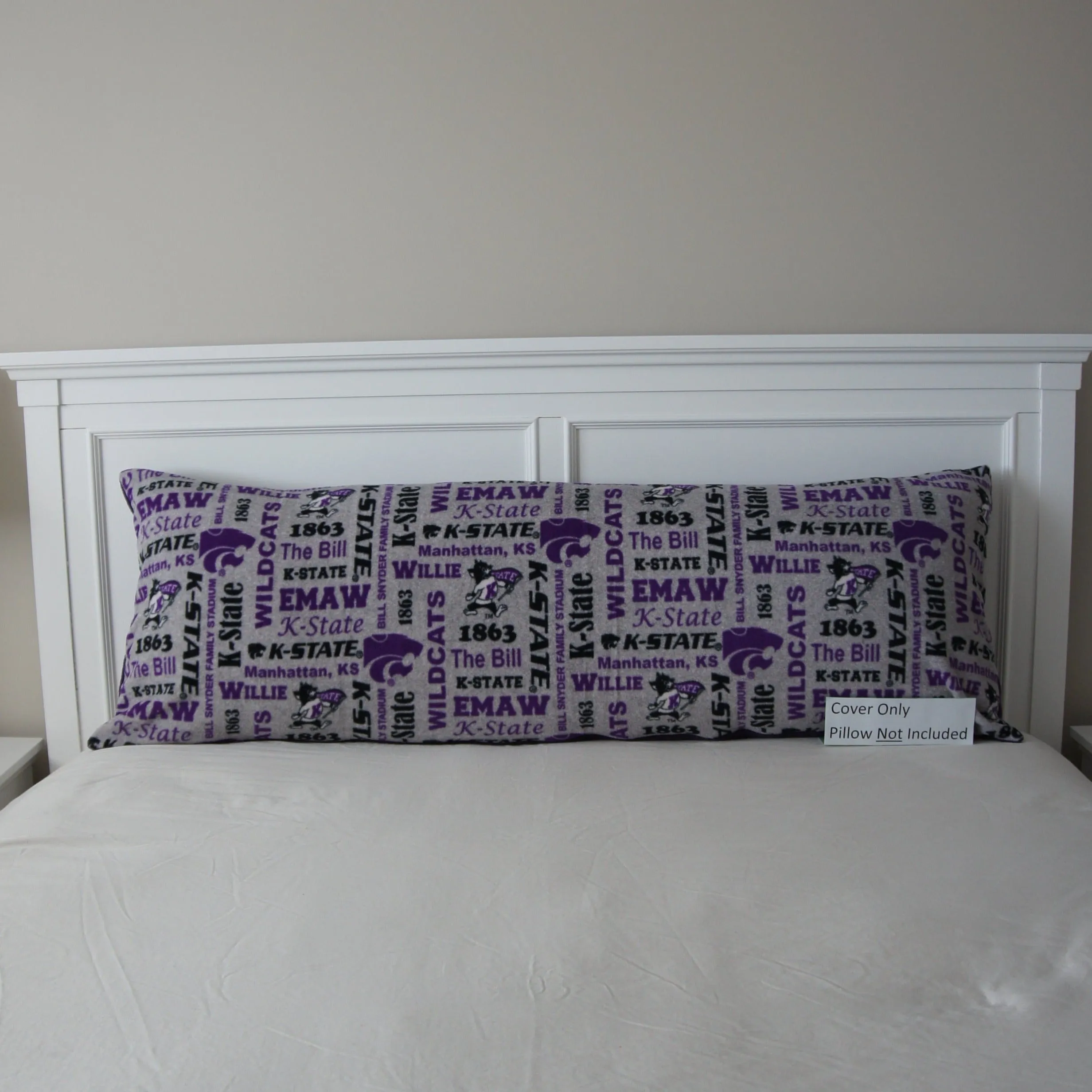 Pillows - Body Pillow Cover - College - NCAA - Kansas State University-KSU - Wildcats