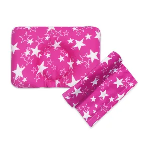 Pink Star New Born Pillow | Baby Pillow | Head Shaping Pillow