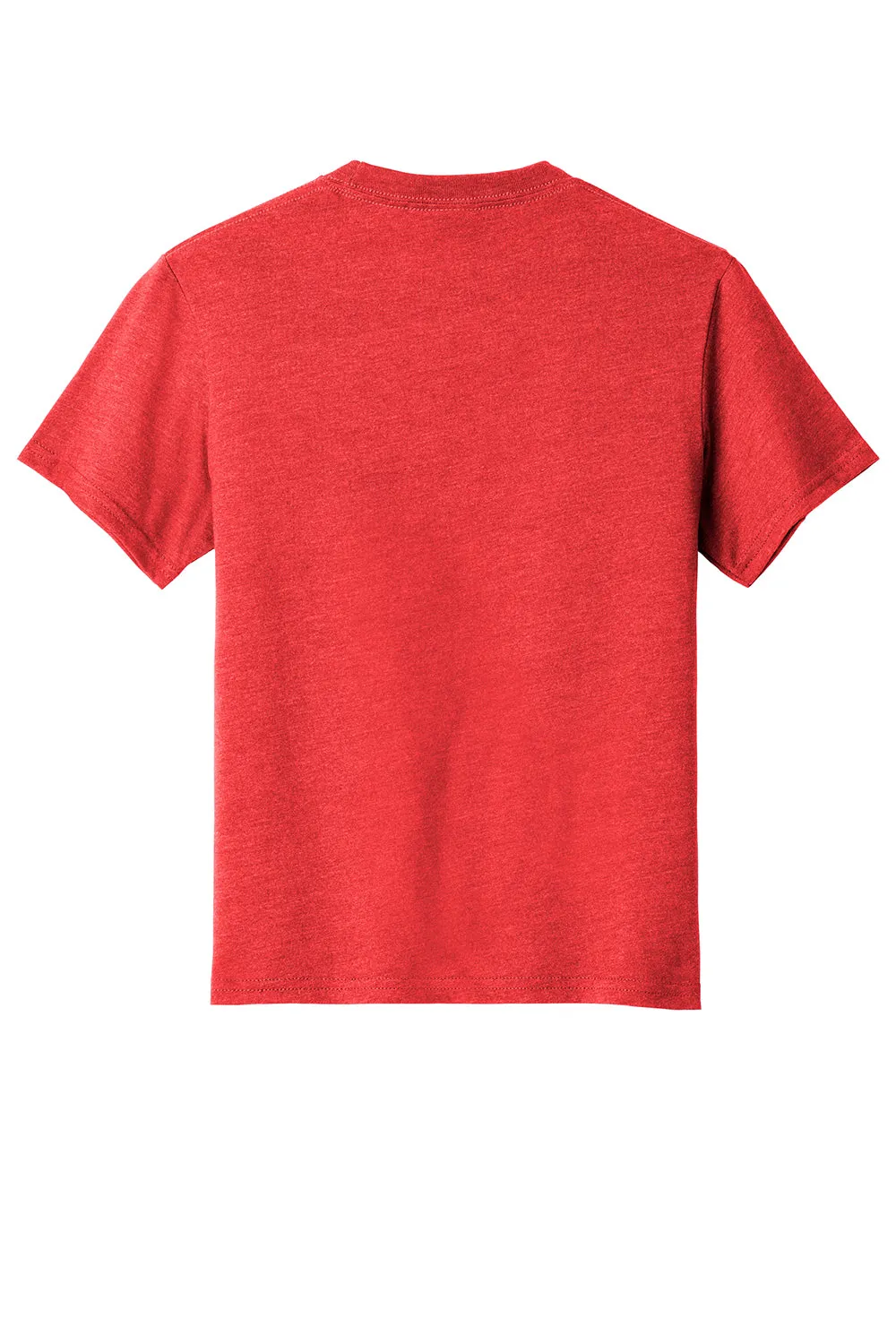 Port & Company Youth Fan Favorite Short Sleeve Crewneck T-Shirt - Heather Bright Red