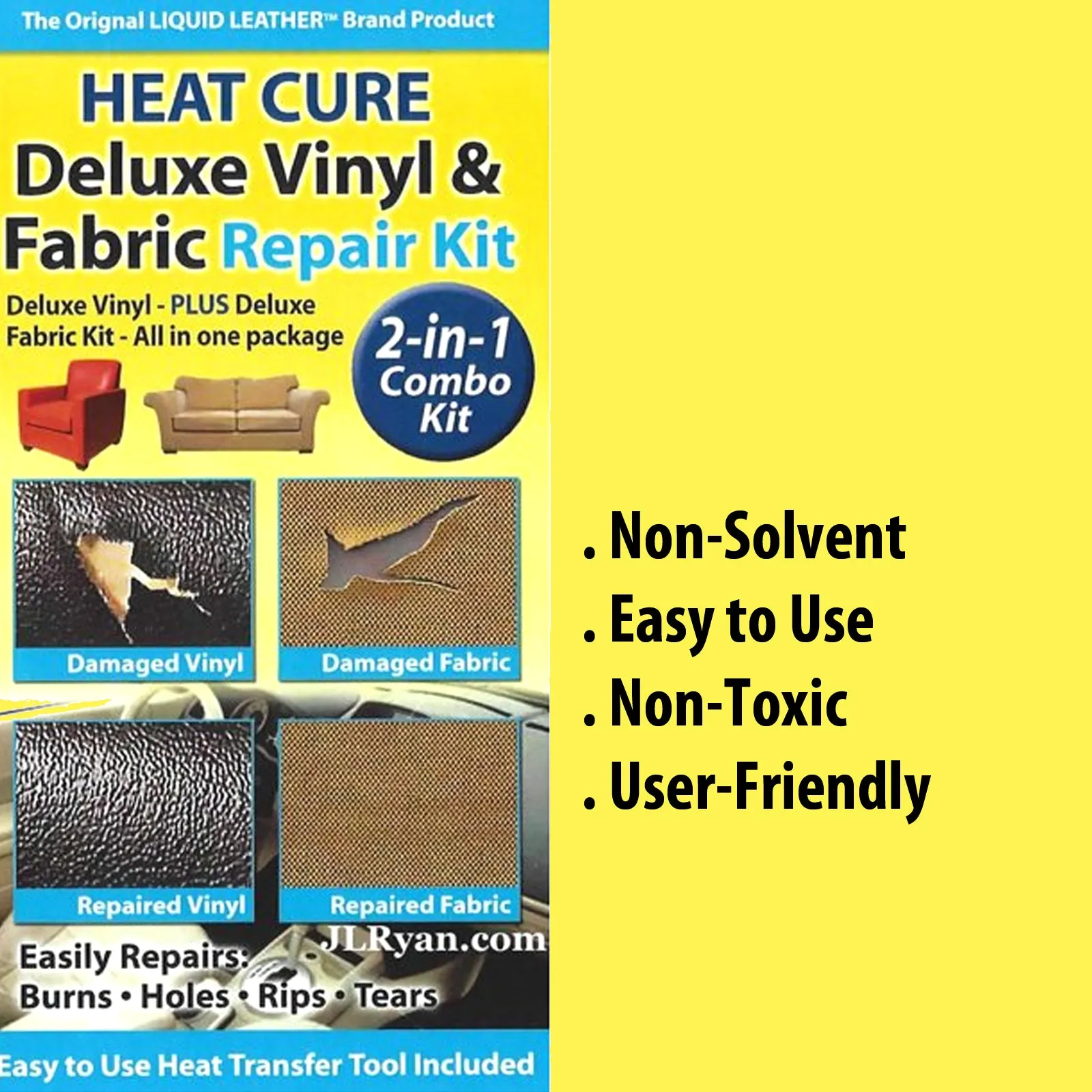 Quick 20 Leather, Vinyl and Fabric Repair Kit - Heat Cure (30-002)