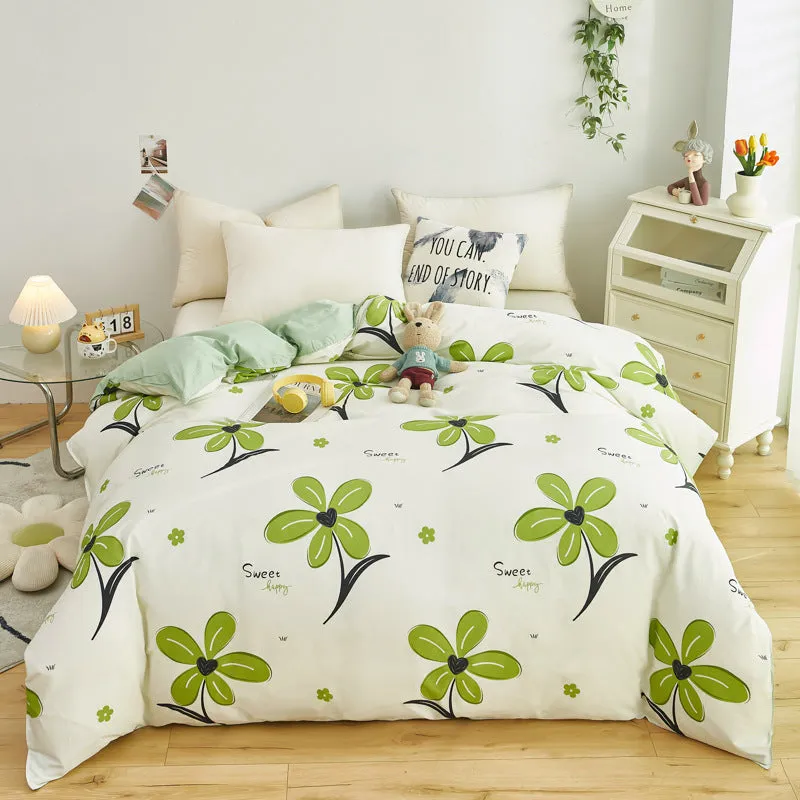 Quilt Cover Single Wholesale Pure Cotton Single Double Student Dormitory Three-piece Set