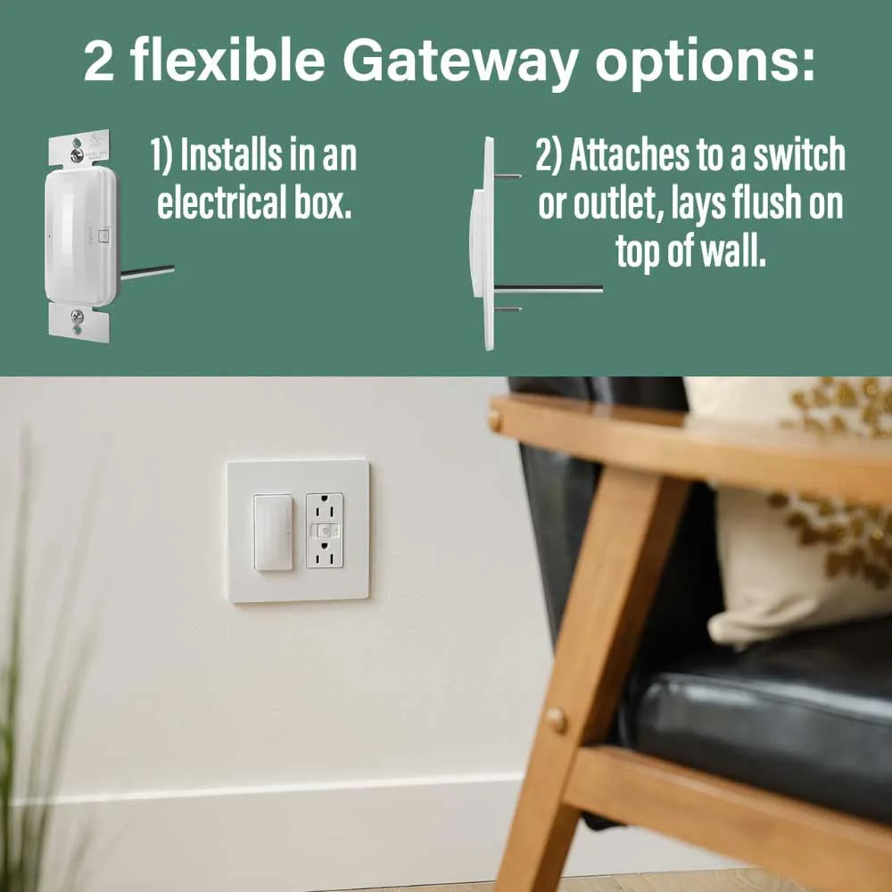 radiant Smart Surface Mount Gateway With Netatmo, Matte Nickel