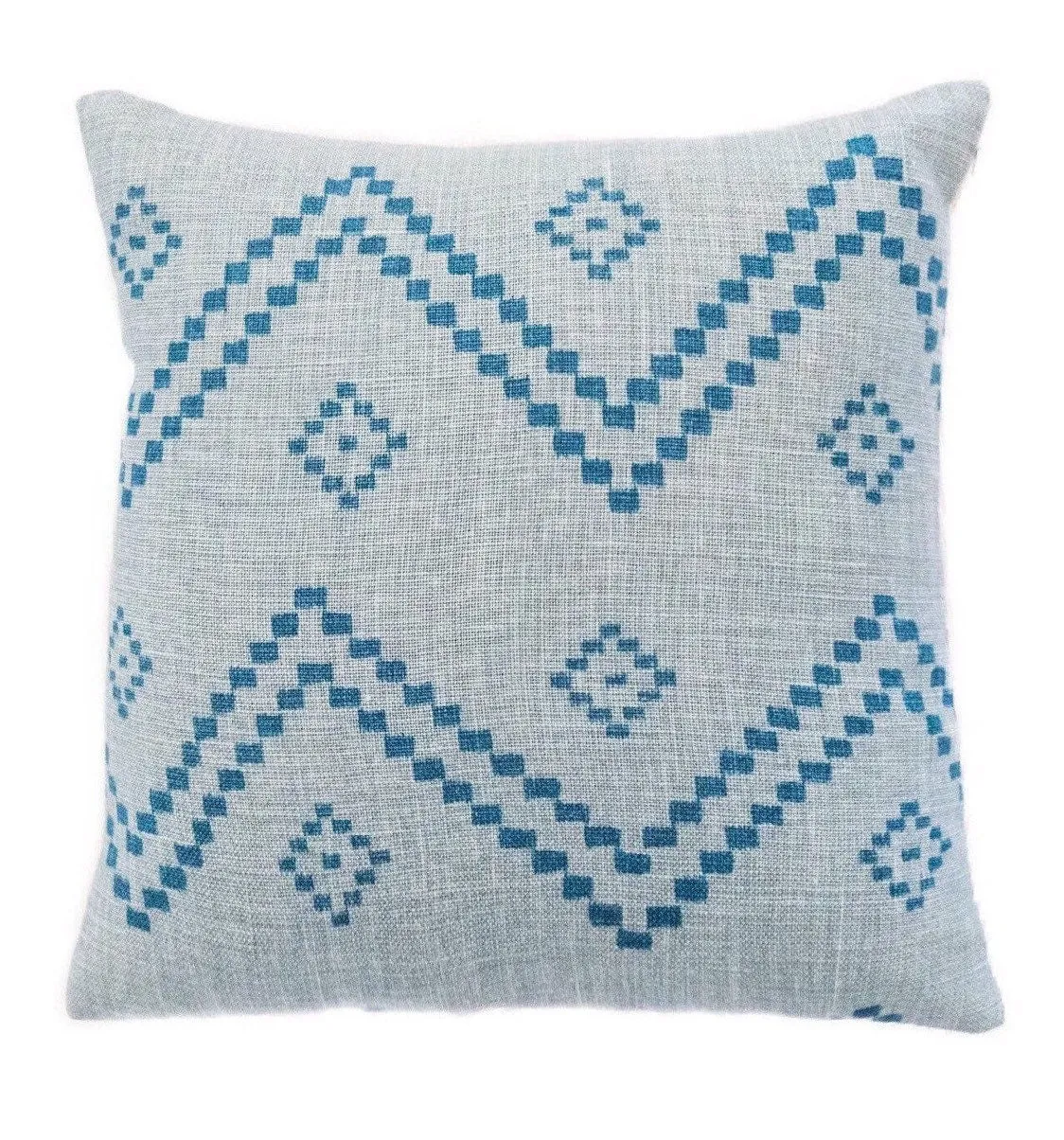 READY TO SHIP Peter Dunham Designer Pillow Cover "Taj" Mist/Blue