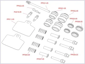 Rear Caliper Repair Kit