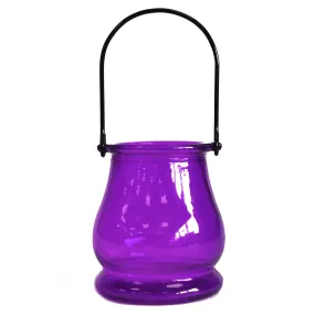 Recycled Candle Lantern - Lavender