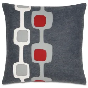 Rockin' Retro Throw Pillow Cover 18x18