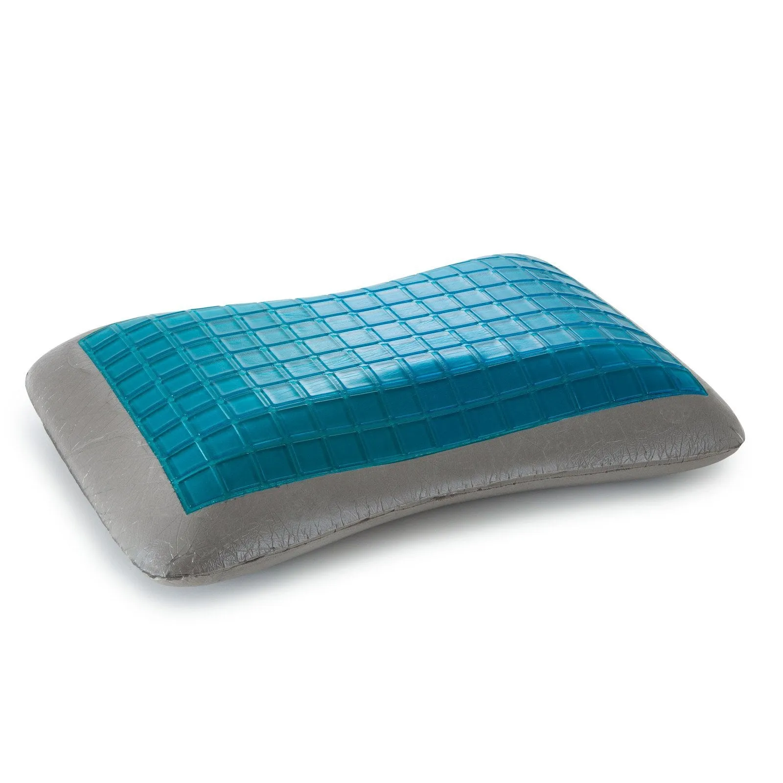 Royal Comfort Cool Gel Charcoal Infused High Density Memory Foam Pillow 40 x 60 cm Charcoal, Blue