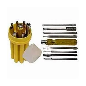 Screw Driver Set With Line Tester and 8 bits