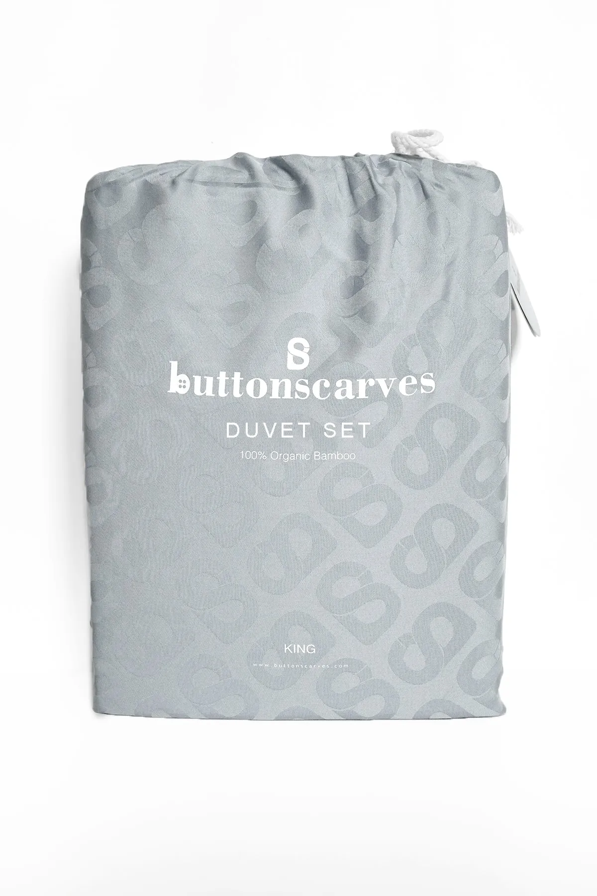 Signature Duvet - Light Gray