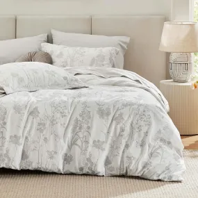 Silhouette Velvet Duvet Cover Set