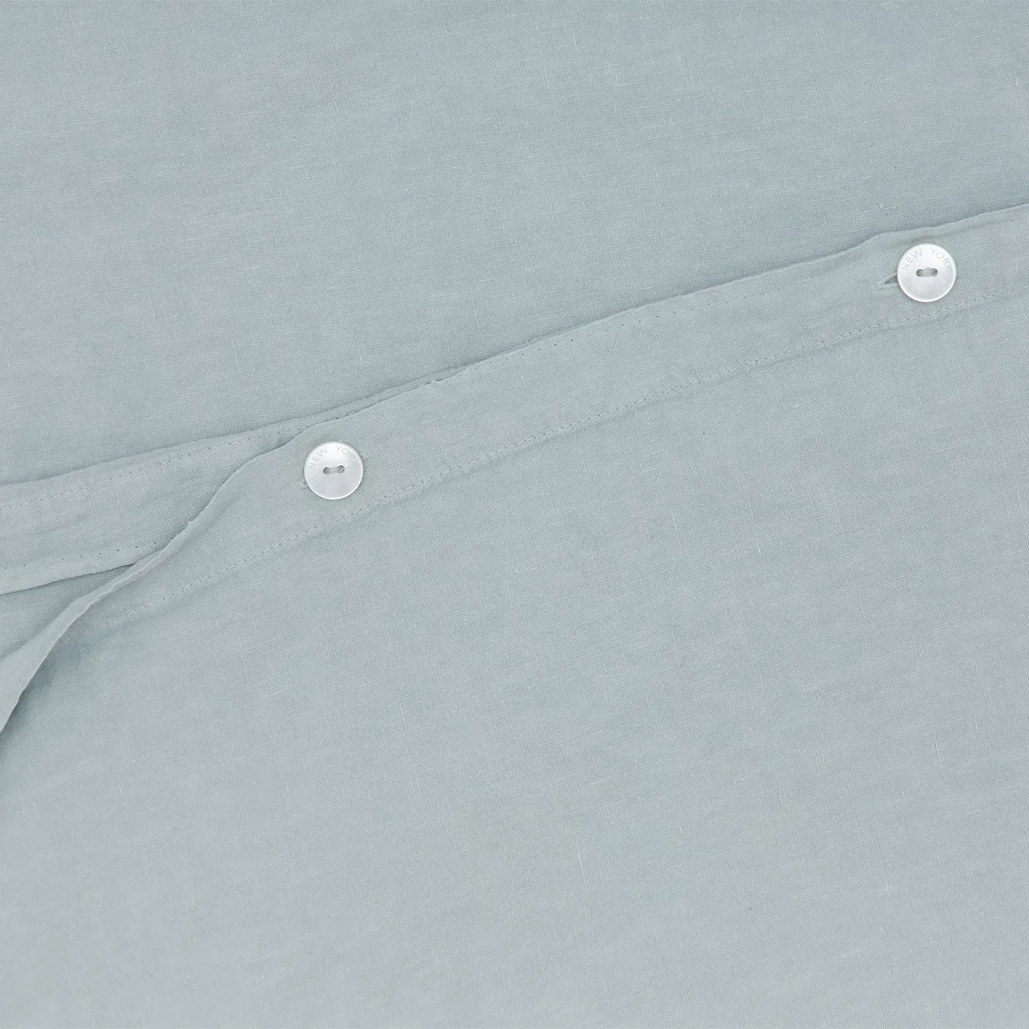 Simple Linen Duvet - Sky