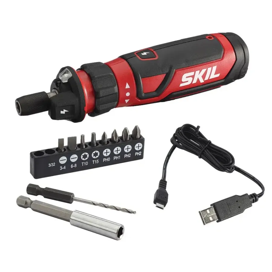 SKIL SD561201 Rechargeable Screwdriver w/ Circuit Sensor Tech