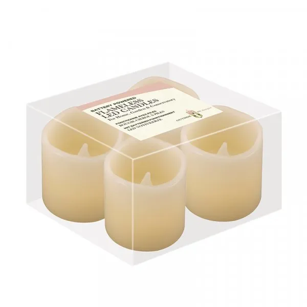 Smart Garden White Votives LED Candle 4 Pack