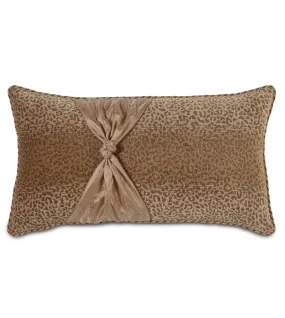 Sofia Leopard King Sham Left 21x37