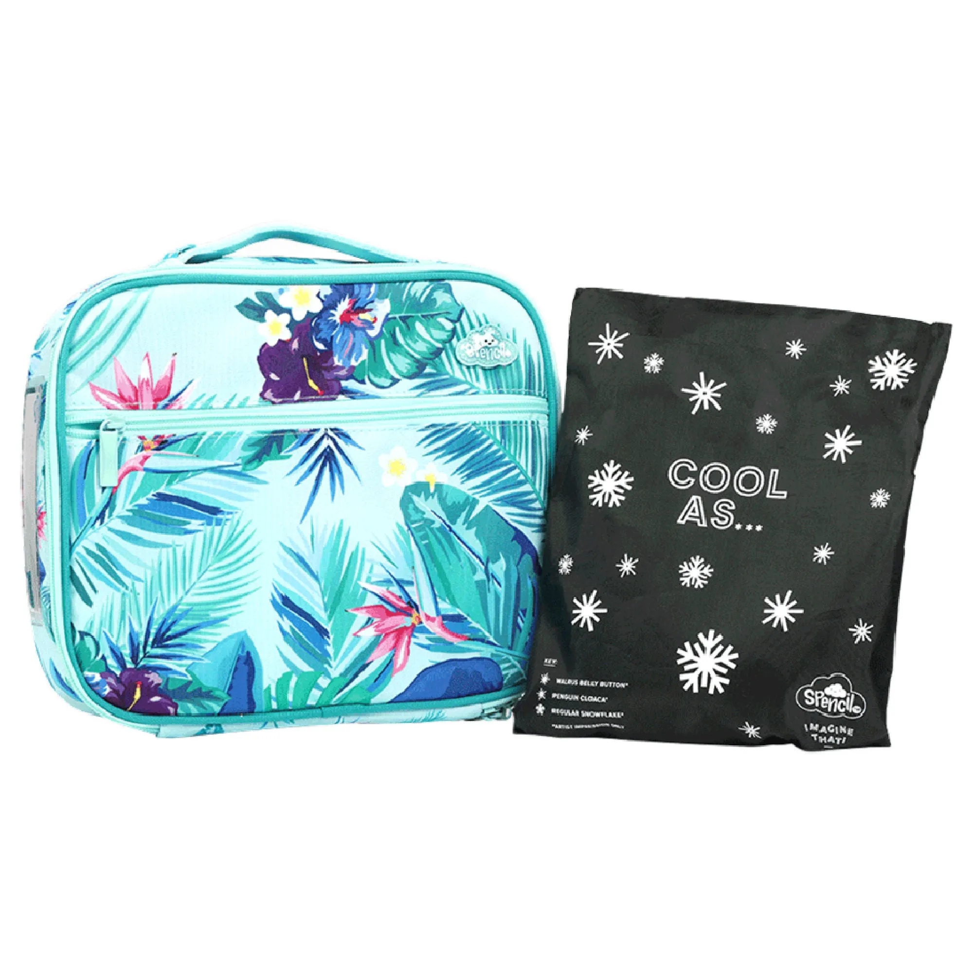 Spencil BIG Cooler Lunch Bag   Chill Pack - Beach Blooms