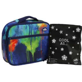 Spencil BIG Cooler Lunch Bag   Chill Pack - Colour Drip