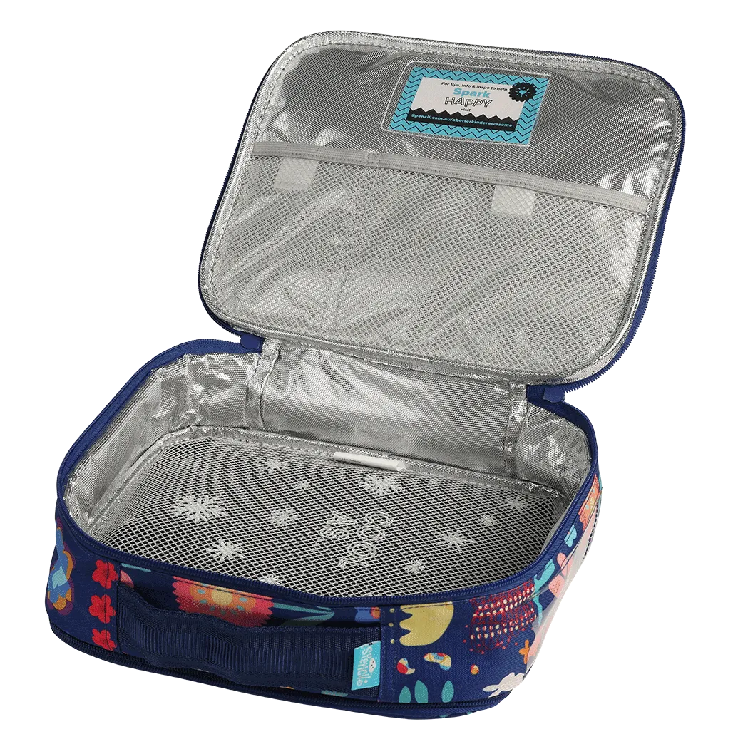 Spencil BIG Cooler Lunch Bag   Chill Pack - Flower Power