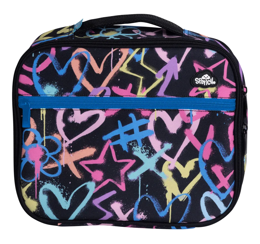 Spencil BIG Cooler Lunch Bag   Chill Pack - Hearts & Crosses