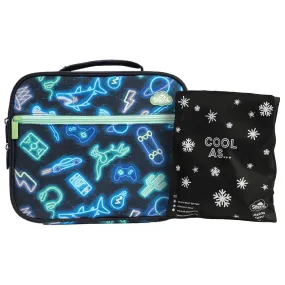 Spencil BIG Cooler Lunch Bag   Chill Pack - Neon Life