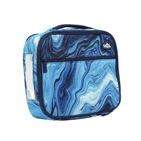 Spencil Insulated Lunch Bag with Chill Pack - Ocean Marble