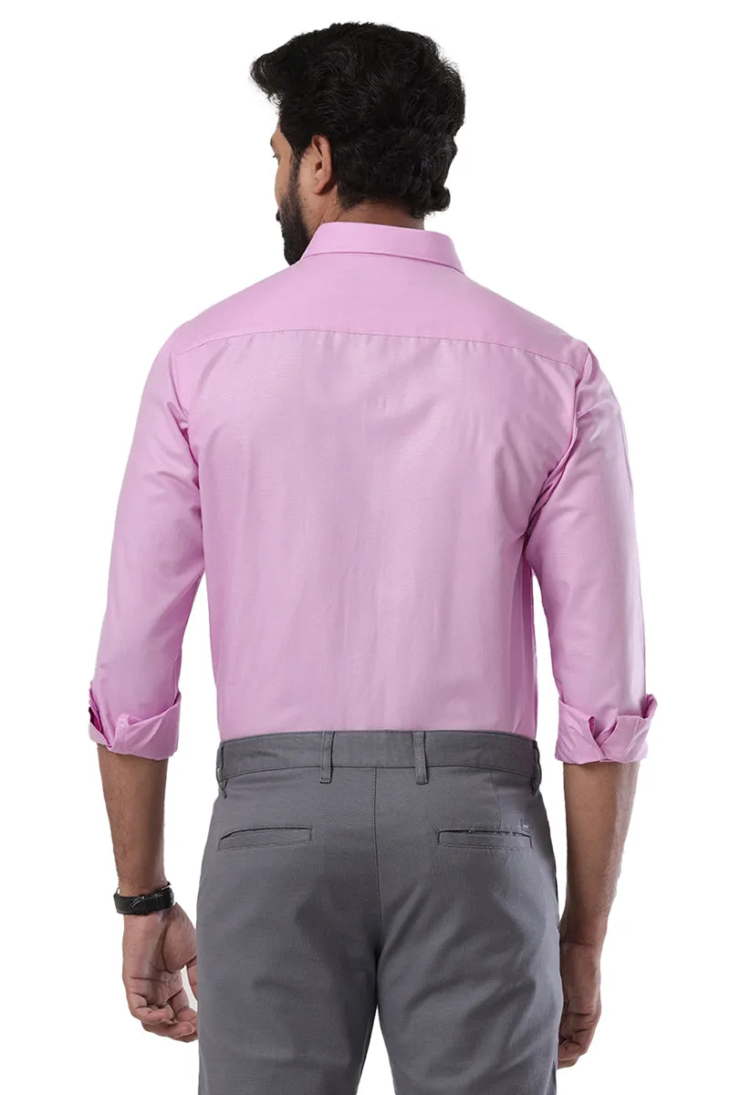 Super Soft -Taffy Pink Formal Shirts for Men | Ariser