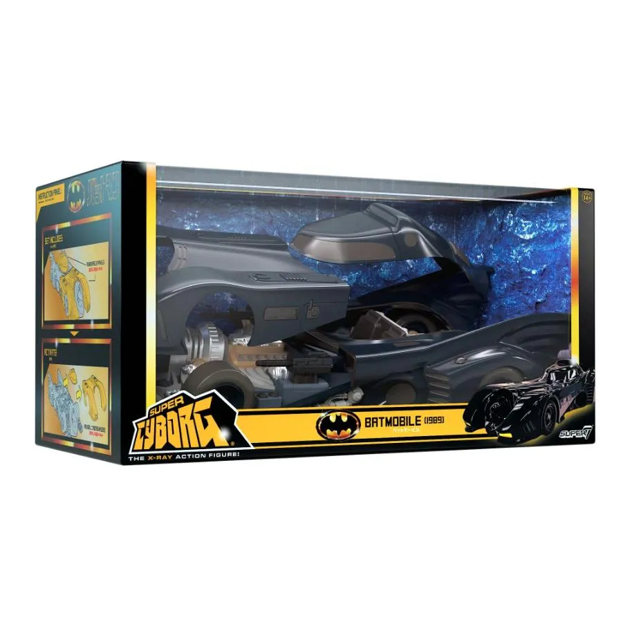 Super7 Batman 1989 Batmobile Super Cyborg (Full Colour) Vehicle